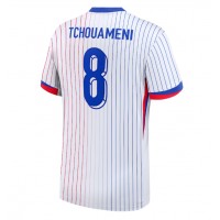 Camisa de time de futebol França Aurelien Tchouameni #8 Replicas 2º Equipamento Europeu 2024 Manga Curta